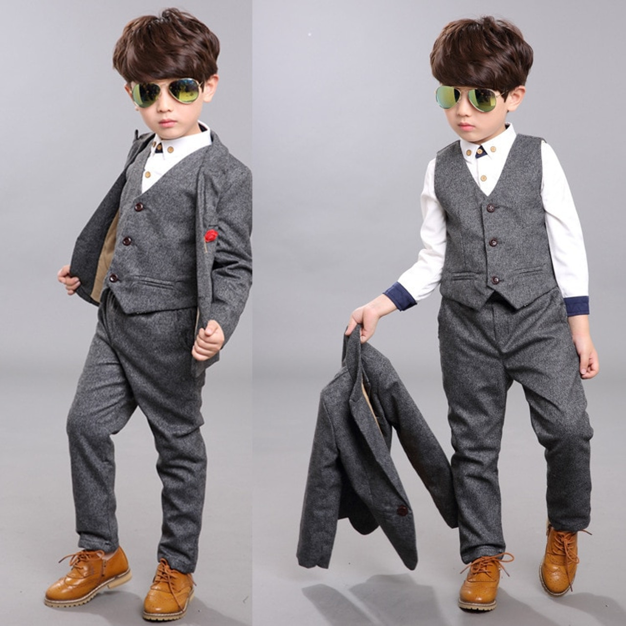 Boys Formal Pants - Temu